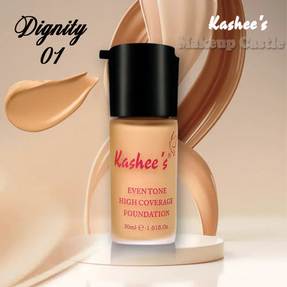 Kashees even-tone high-coverage foundation | Waterproof
