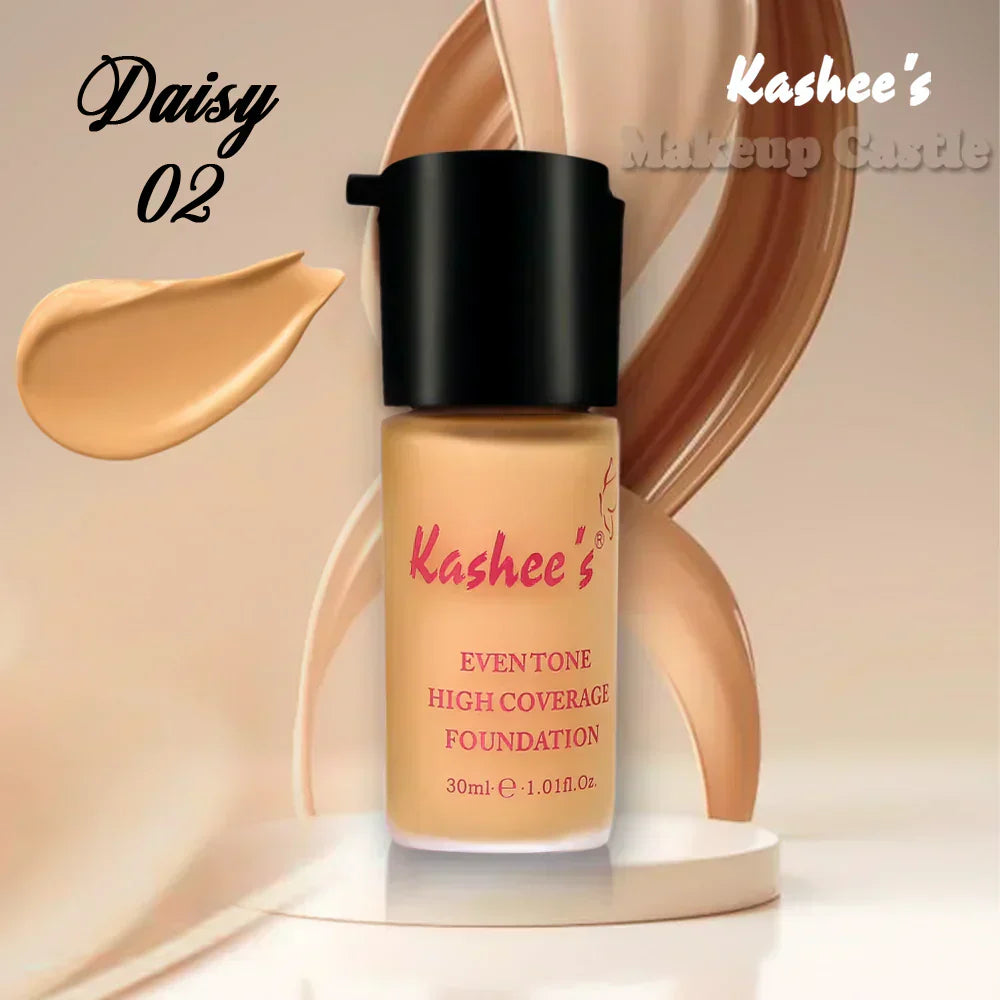 Kashees even-tone high-coverage foundation | Waterproof