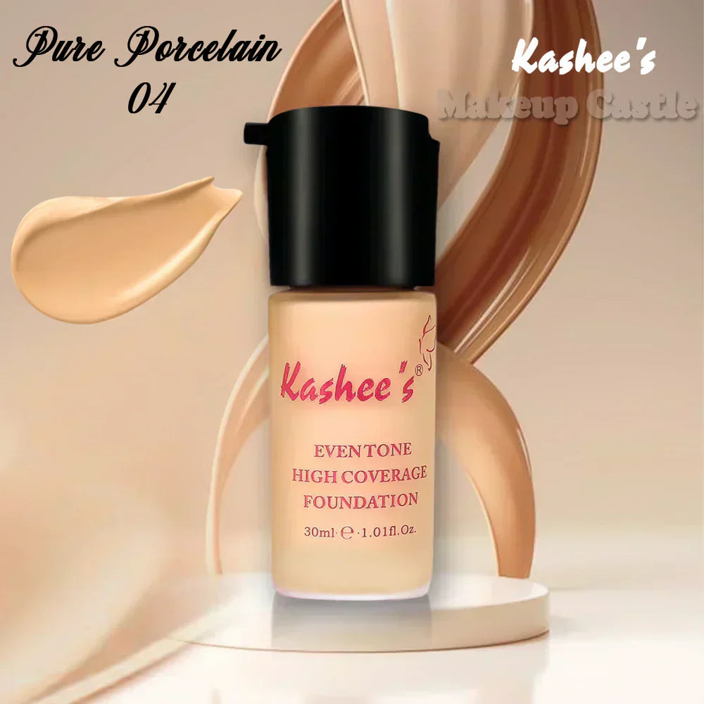 Kashees even-tone high-coverage foundation | Waterproof